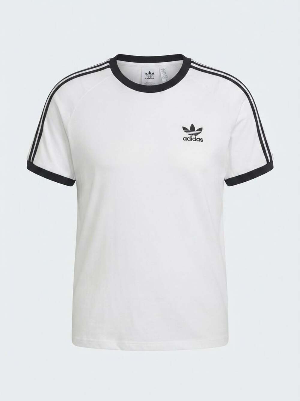Adidas Adicolor Classics 3-Stripes Ringer T-Shirt White Black large